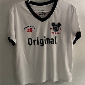 Disney Mickey Mouse White and Black Jersey